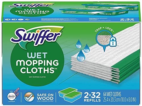 Swiffer Sweeper Wet Refills, (64 Count) - Lavender & Vanilla Comfort gallery