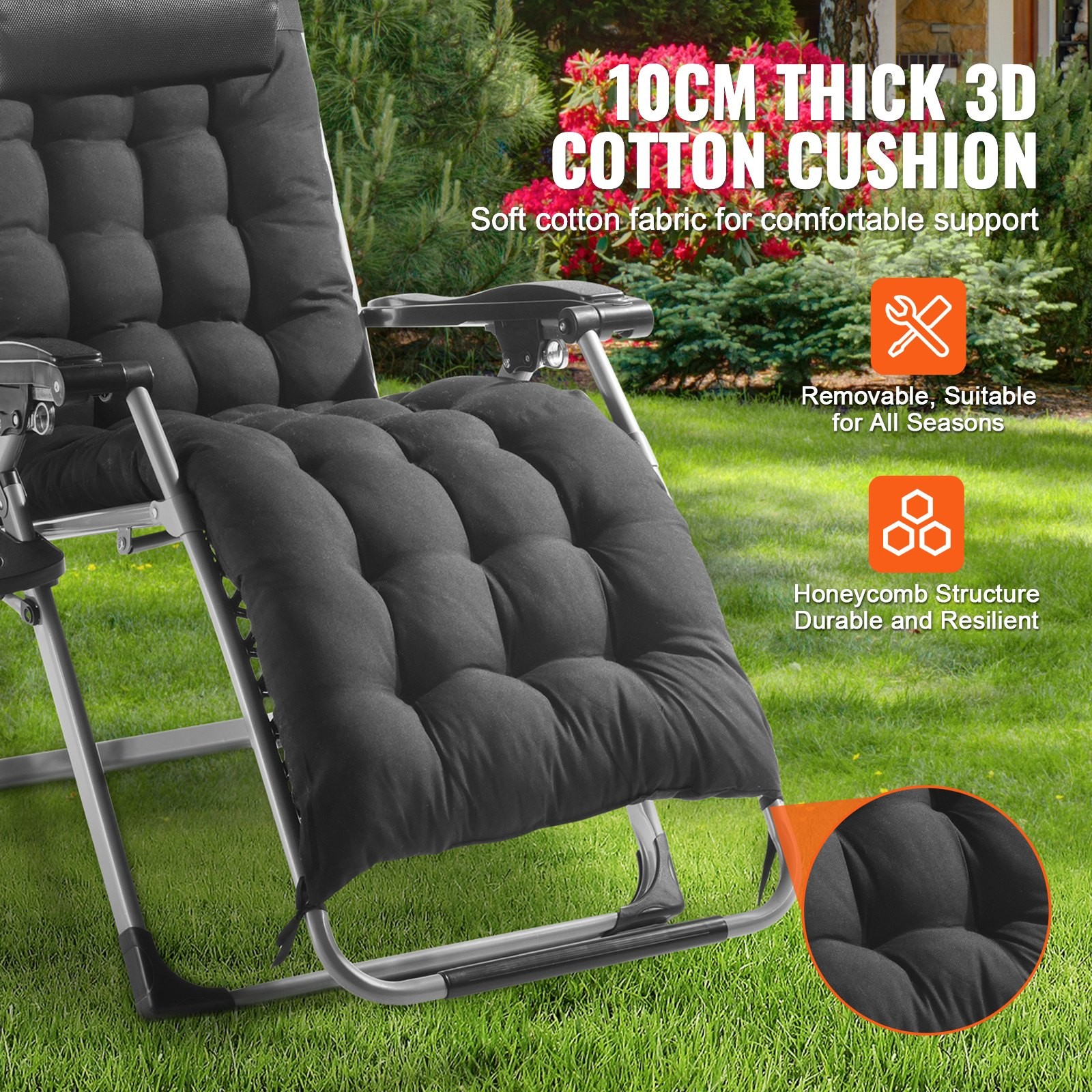 Zero Gravity Chair 26" Zero Gravity Recliner Lounge Chair Indoor&Outdoor gallery
