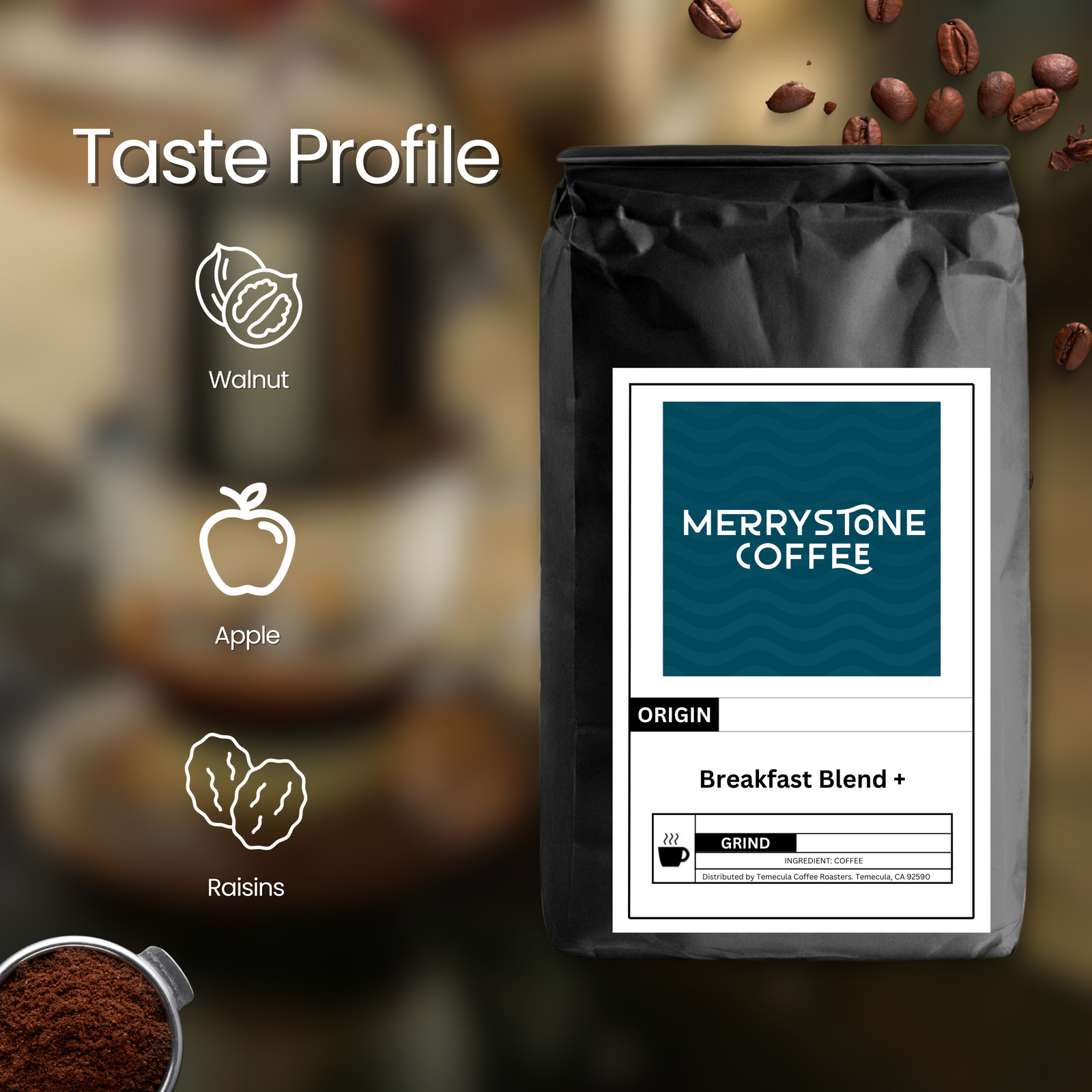 Merrystone Breakfast Blend + Coffee gallery