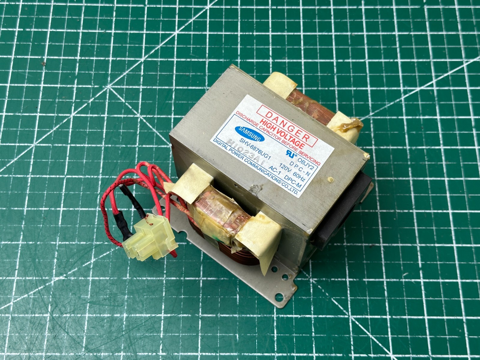 GE Microwave Oven Transformer | SHV-6876UG1 | WB27X10189 | WB27T10464 gallery