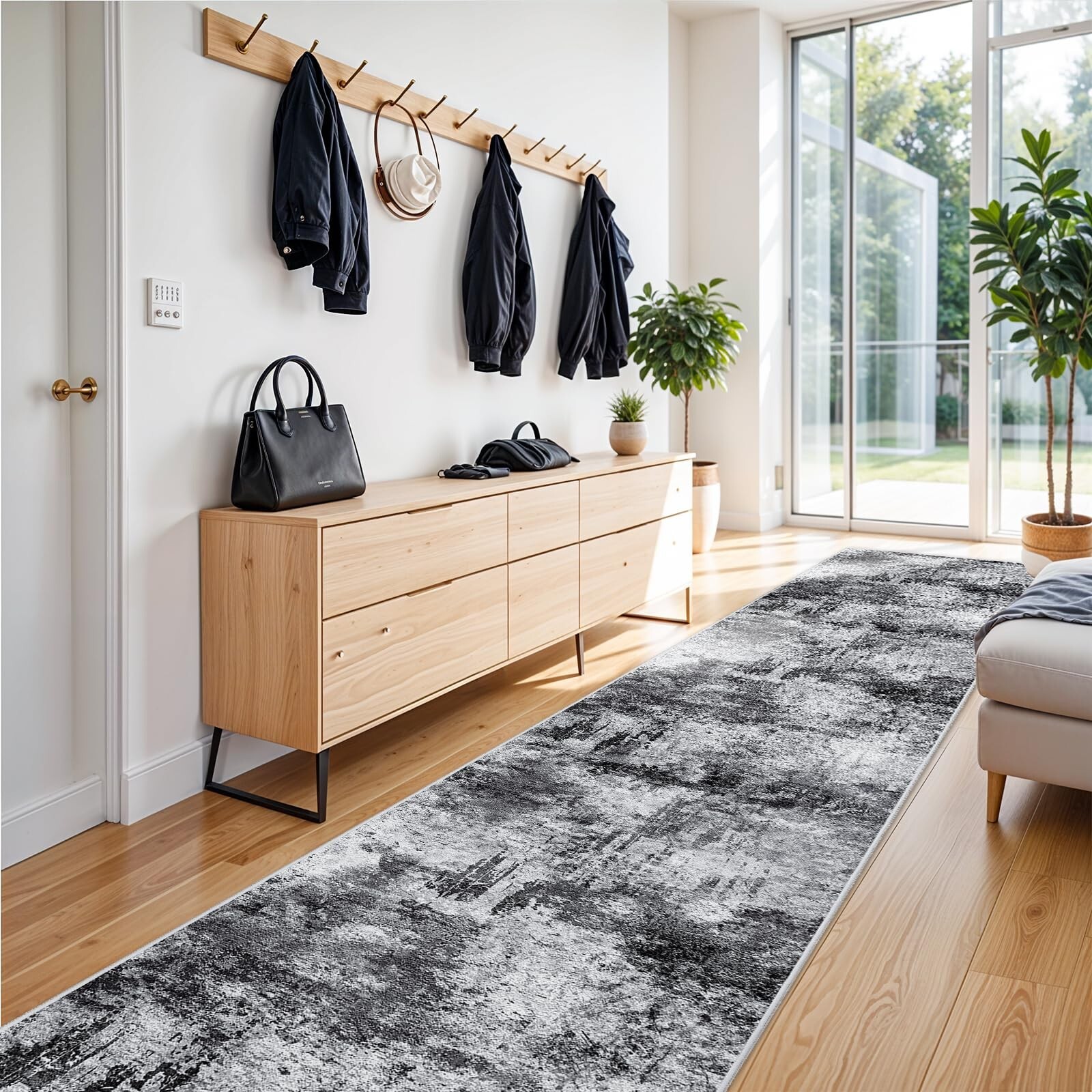 RUUGME Hallway Runner Rug 3x14 - Runner Rug Stain Resistant for Living Room N... gallery