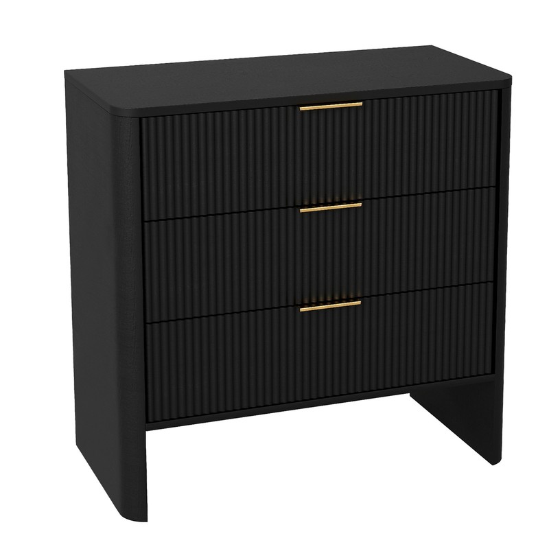 Modern Wavy Pattern Drawer Cabinet For Bedroom Hallway gallery