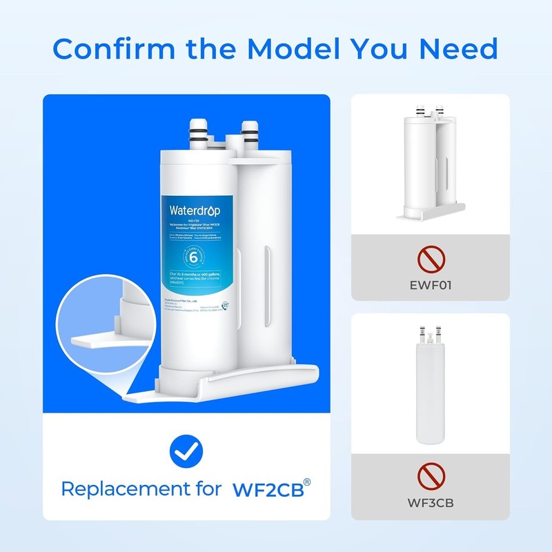 Waterdrop PureSource2® Water Filter Replacement for WF2CB®, 2 Filters gallery