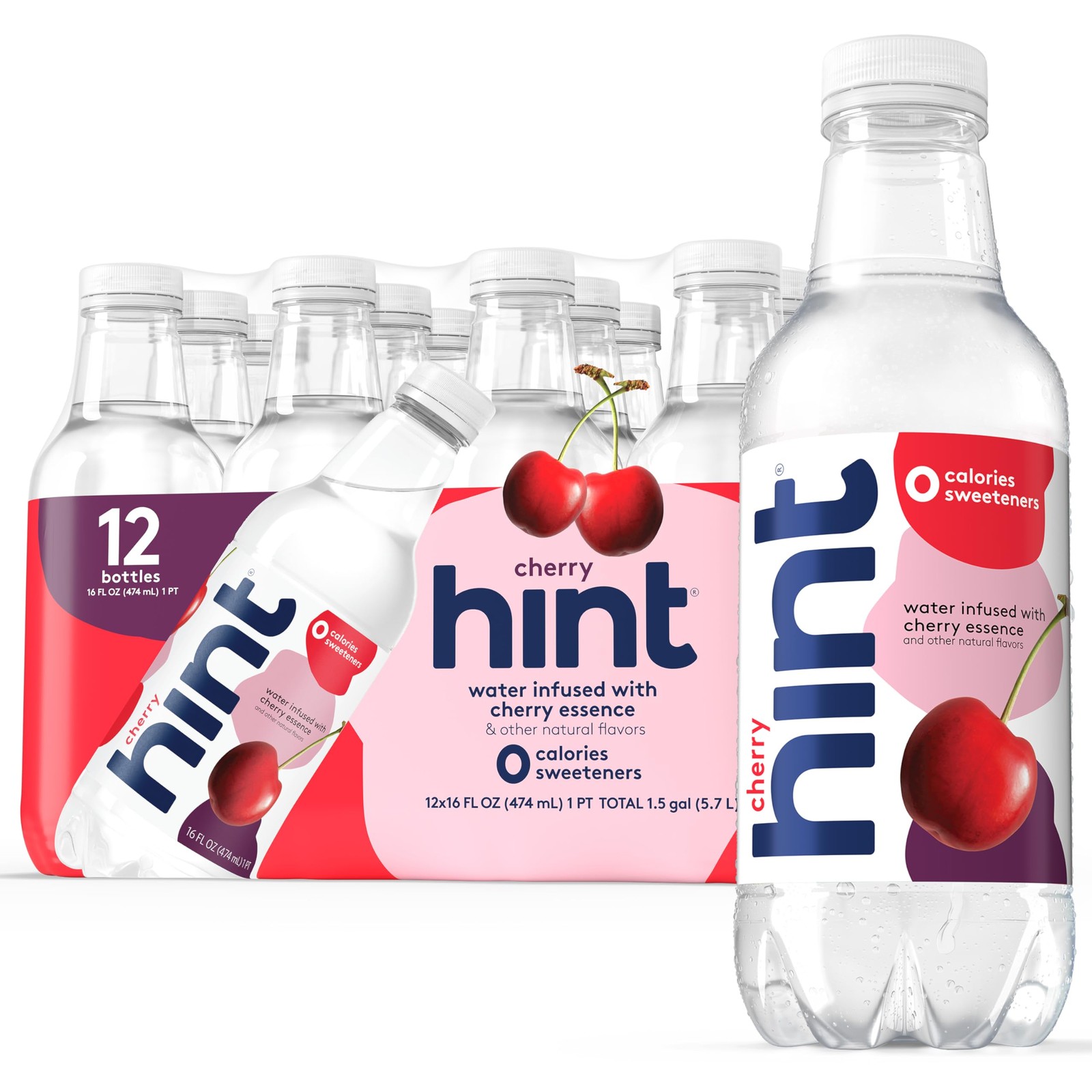 Water Cherry, Pure Water Infused with Cherry, Zero Sugar, Zero Calories, Zero Sw gallery