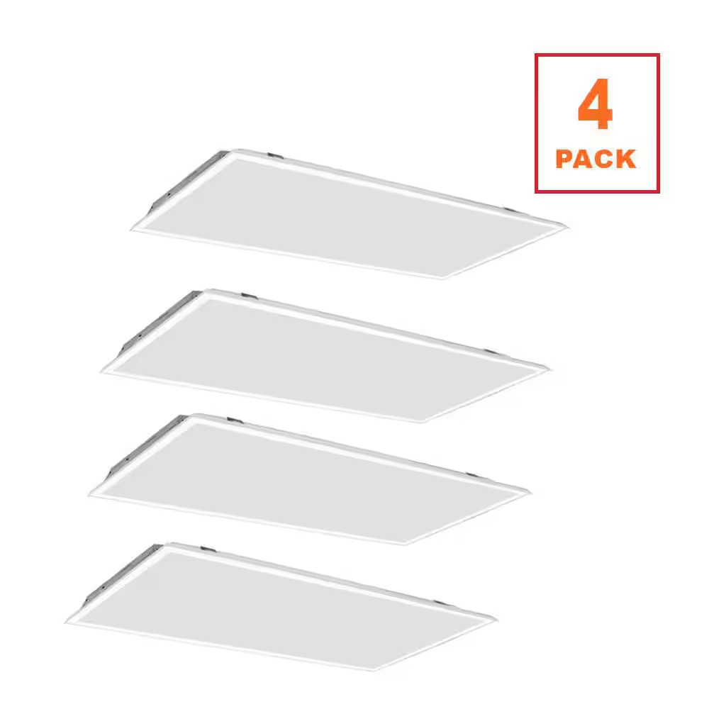 2 Ft. X 4 Ft. Daylight Harvesting Motion Sensor LED Panel Light Troffer Adjustab gallery