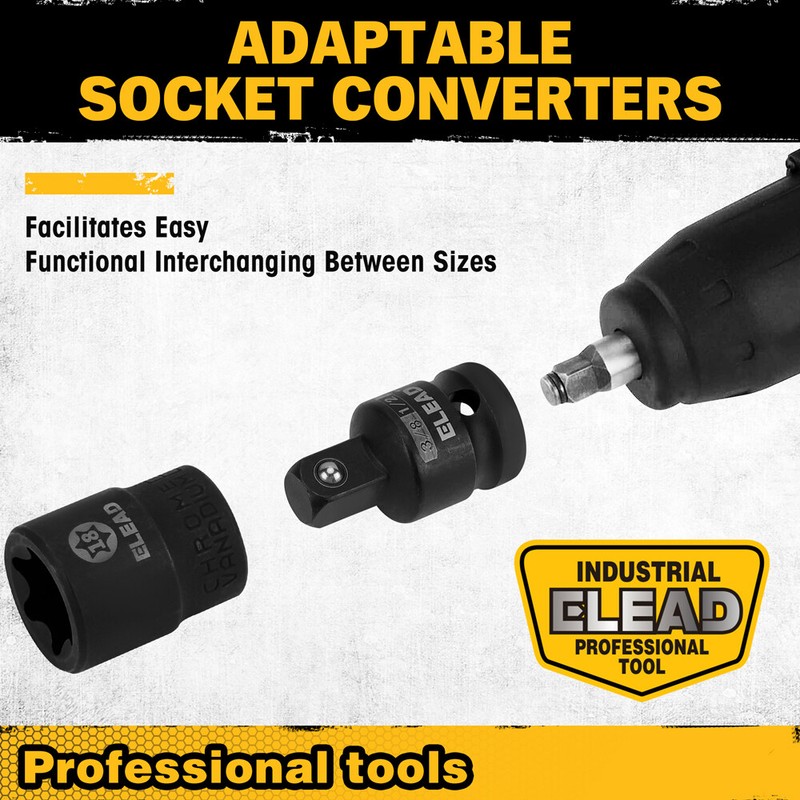 31PC Torx Bit Socket Set T8-T70 & E-Torx E4-E24 S2 Alloy Steel Star Premium CR-V gallery