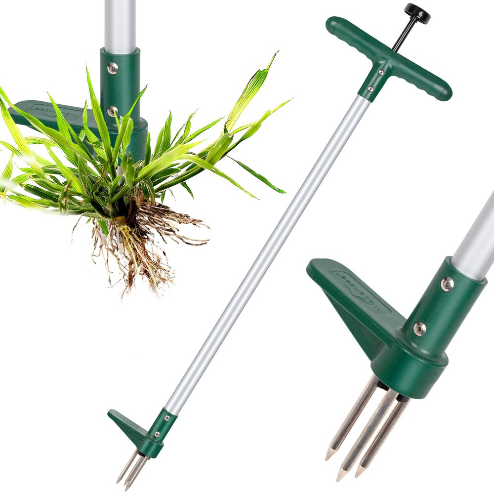 Walensee Weed Puller, Stand Up Weeder Hand Tool, Long Handle Garden Weeding T...