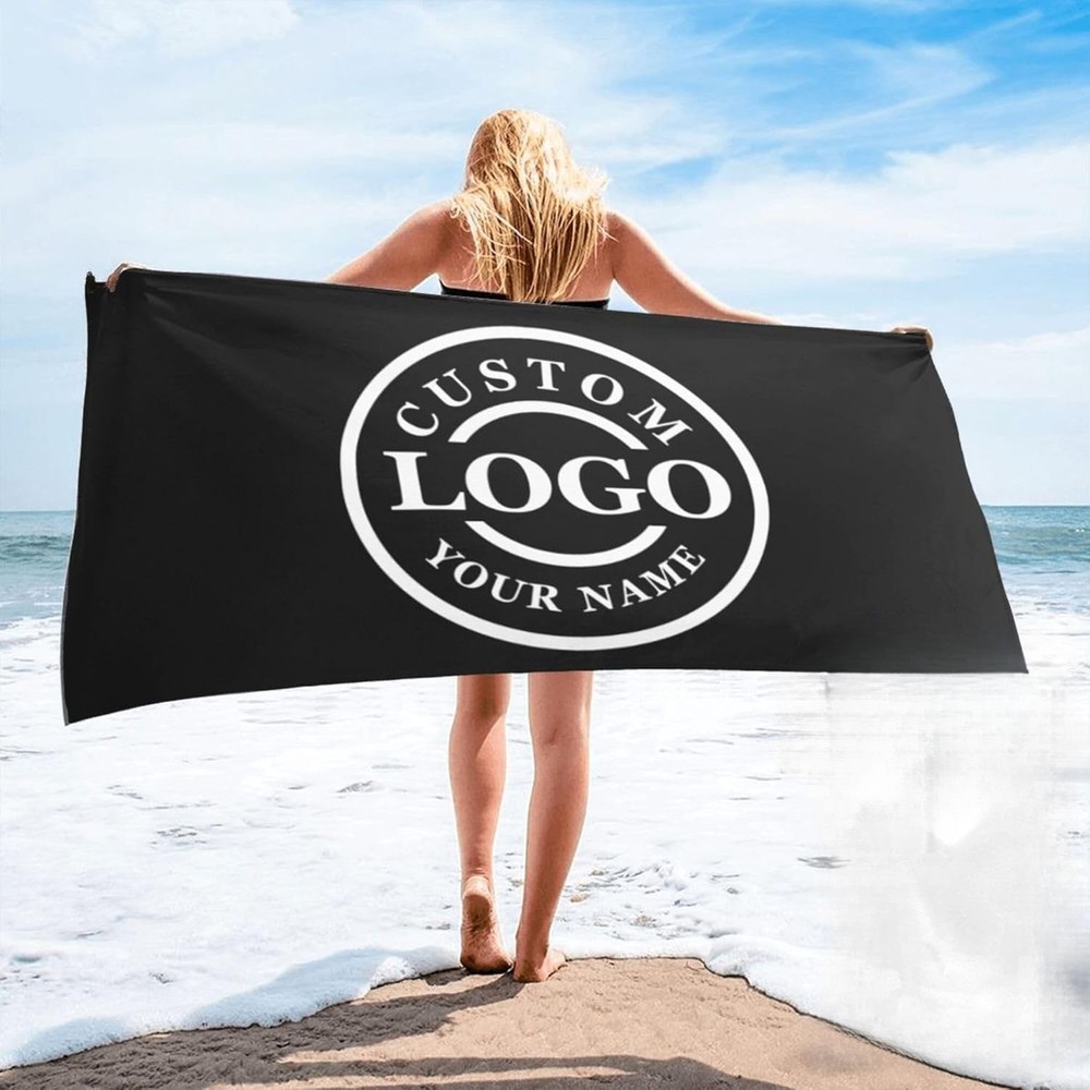 Customized Beach Towel Absorbent Quick-Drying Swimming Personalized Beach Towel√