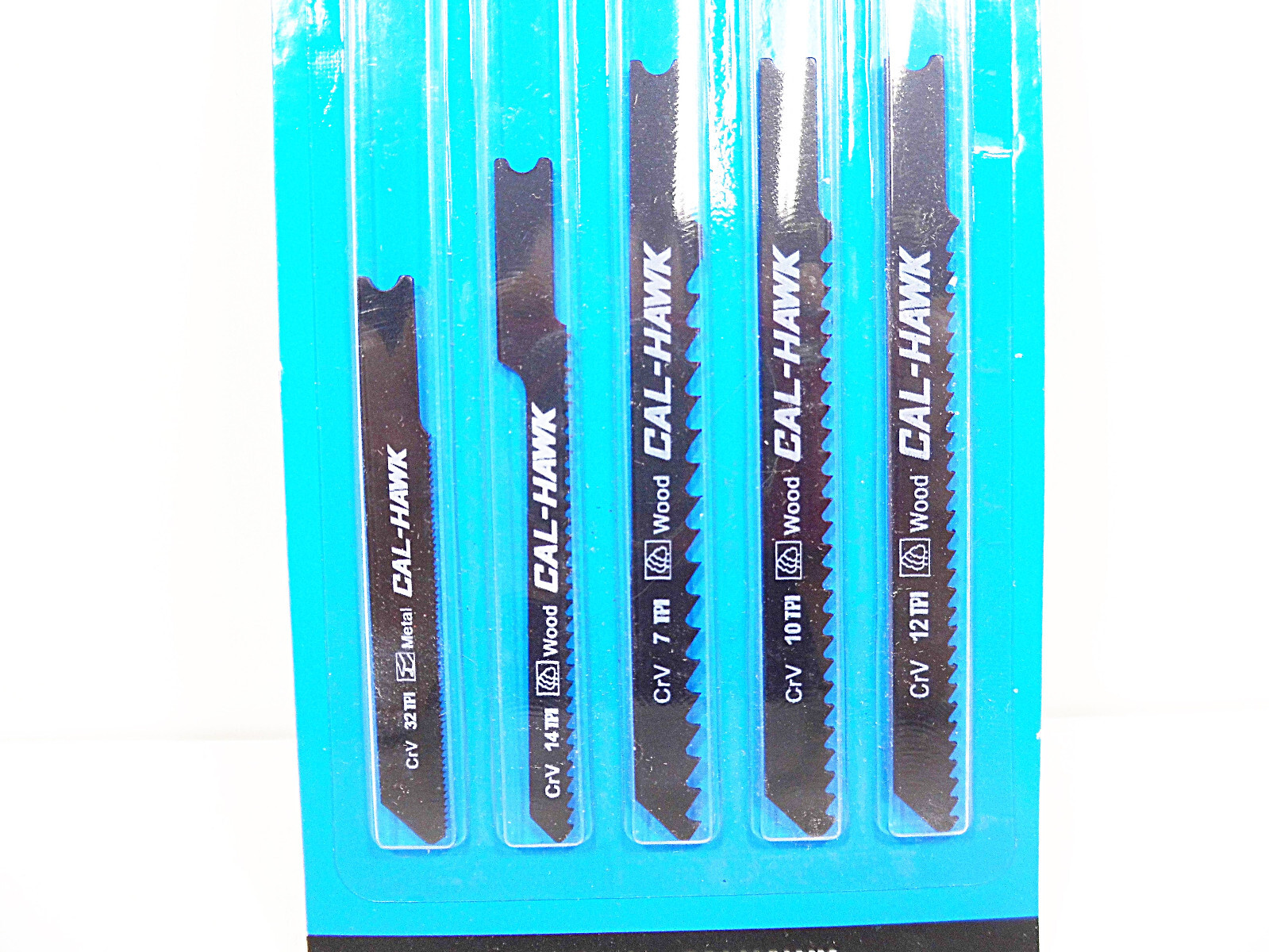 Jigsaw Blades Sabre Scroll Saw 5 pc Set for Wood Plastic Metal Blade Sets Jig gallery
