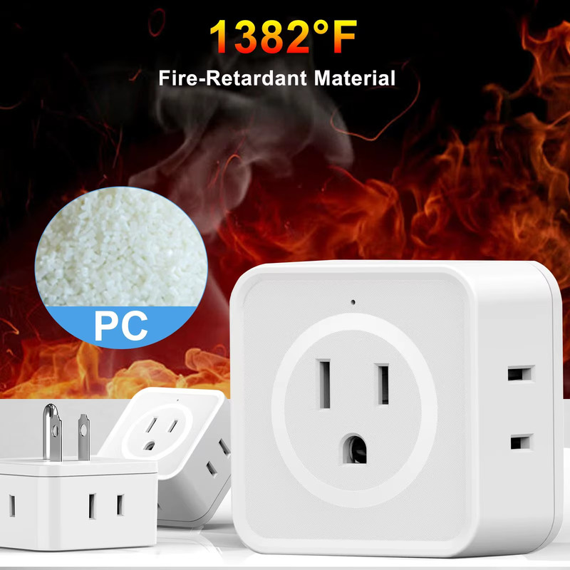 5 Way Multi Plug Outlet Extender, Wall Outlet Expander, Small Electrical Outlet gallery