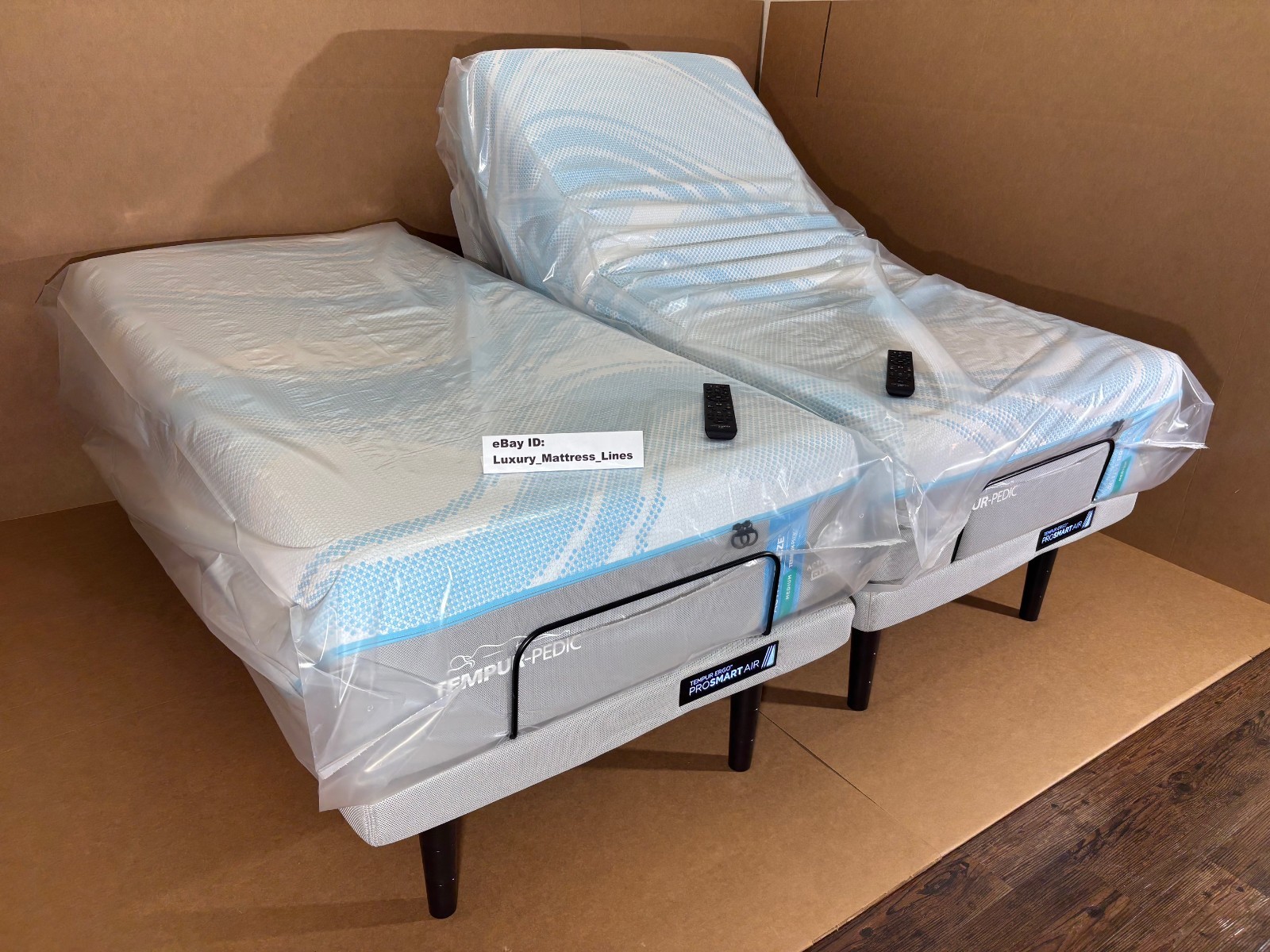 Tempurpedic ActiveBreeze Split King Mattress W/Pro Smart Air Adjustable Base NEW gallery