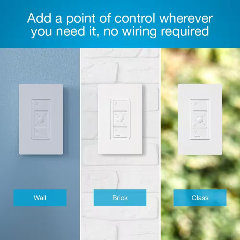 Lutron Pico Remote Control Light Switch for Caseta Wireless Dimmer Light Almond gallery