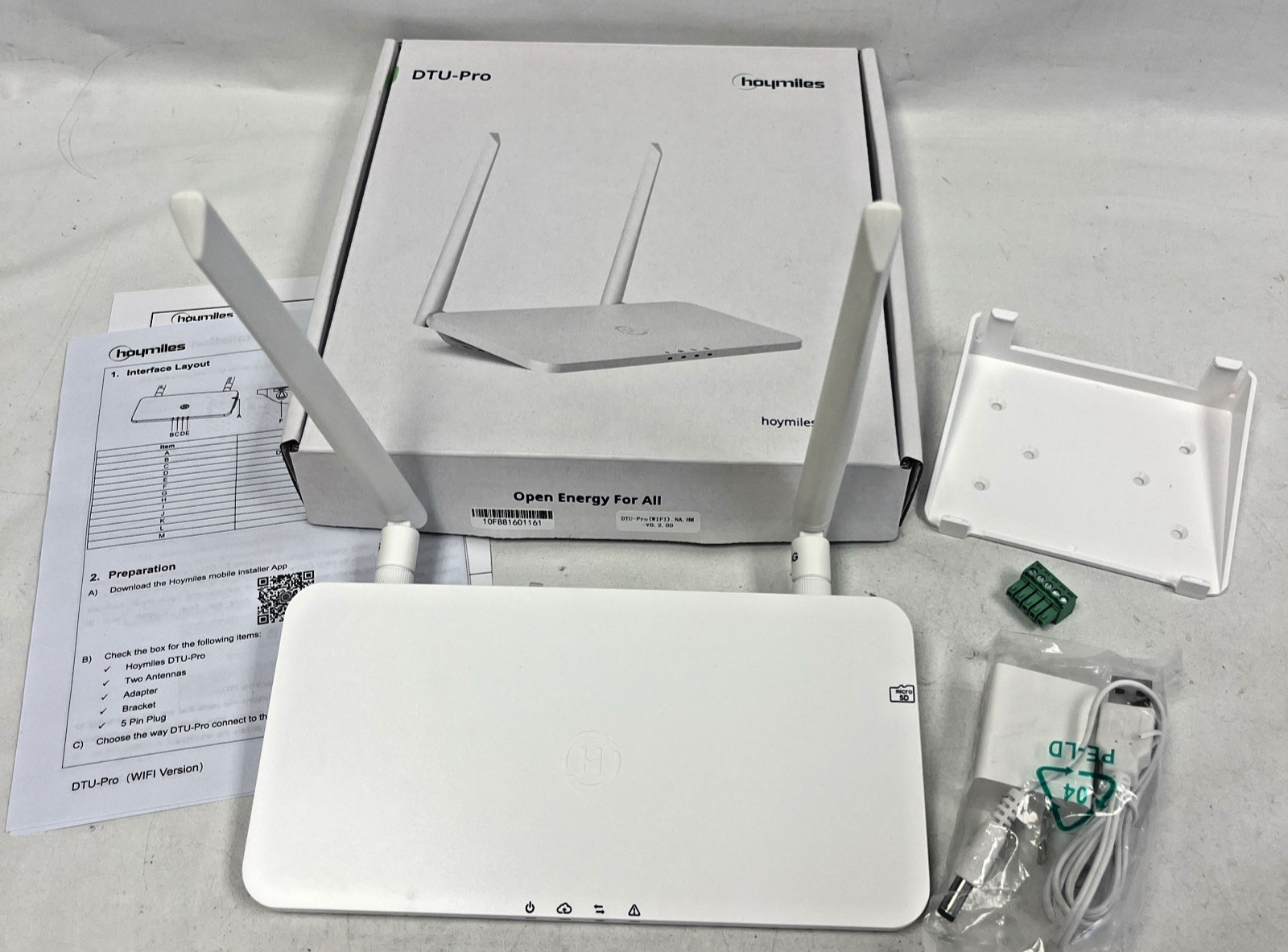 Hoymiles DTU-Pro (Wi-Fi Version), 2.4G PV Microinverter Monitoring *NEW IN BOX* gallery