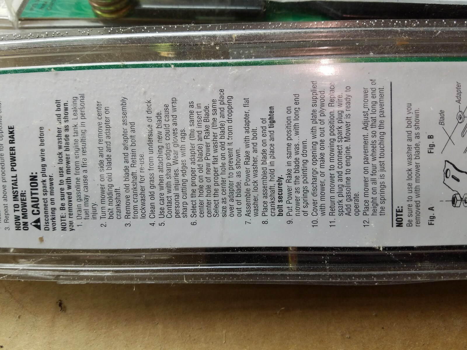 NOS - Arnold 16" Universal De-thatching Blade - 41cm gallery