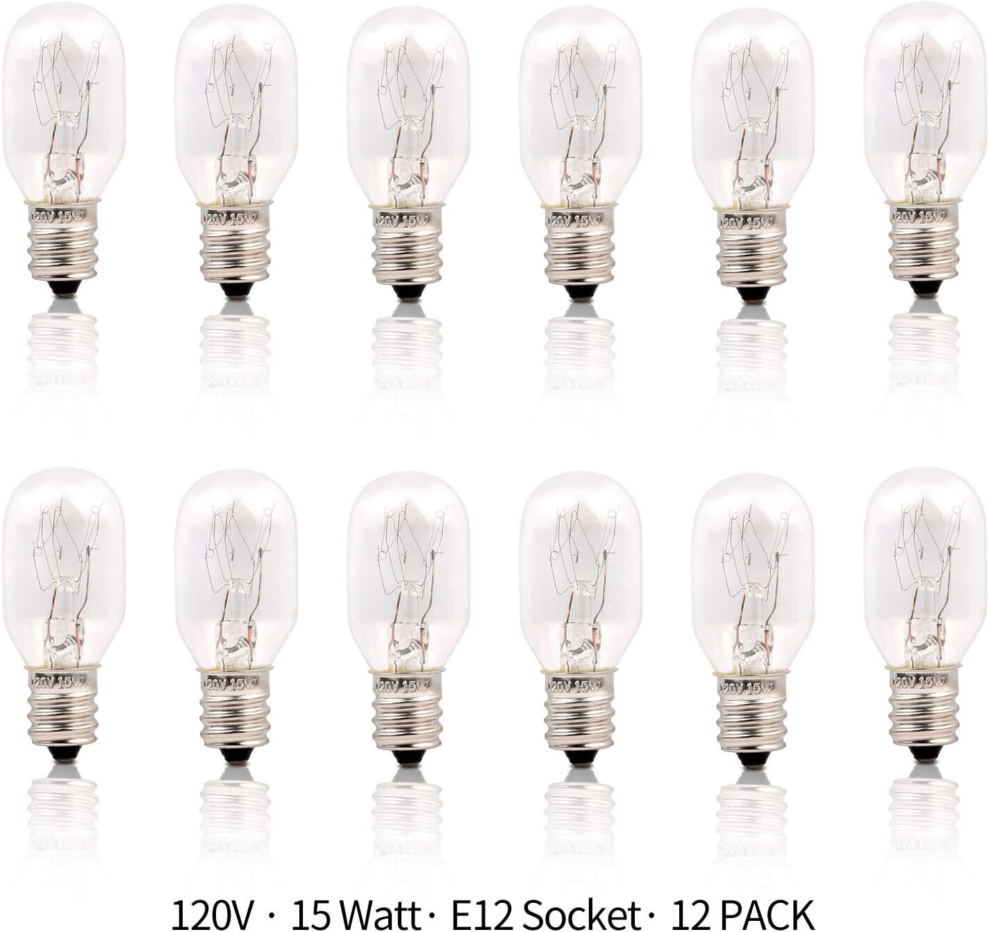 Betus 12Pcs Original Replacement Long Lasting 15 Watt Warm White Salt Lamp Bulb gallery