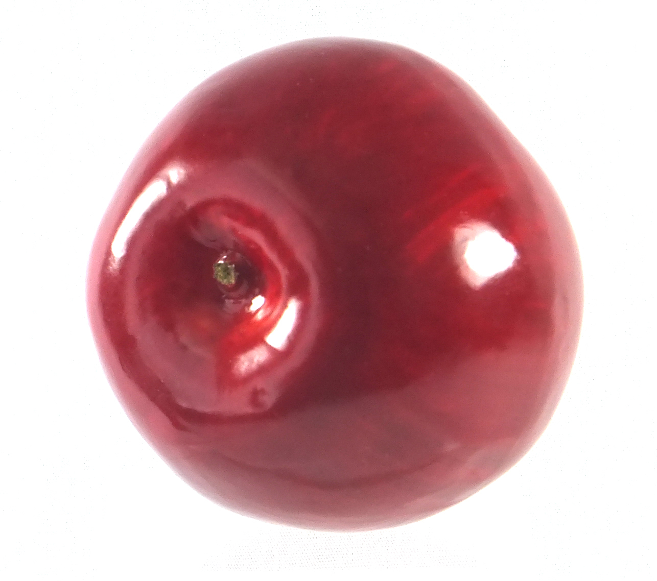 Artificial Jonathan Nova Apple Large Shiny Plastic Fruit Round Red Apples Fake gallery