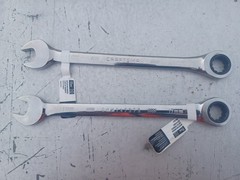 TWO PACK Craftsman Metric Combination Ratcheting Wrenches 12pt – 17mm 17mm