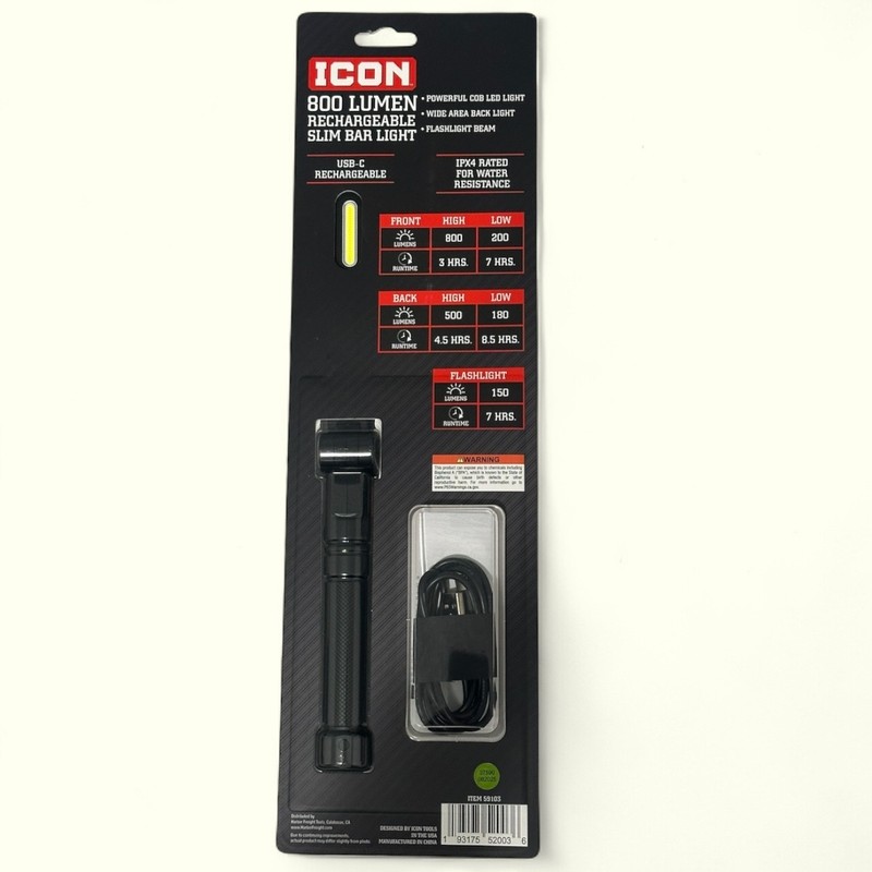 3 in 1 800 Lumen LED Rechargeable Work Light Foldable Slim Bar Light Magnetic Ne gallery