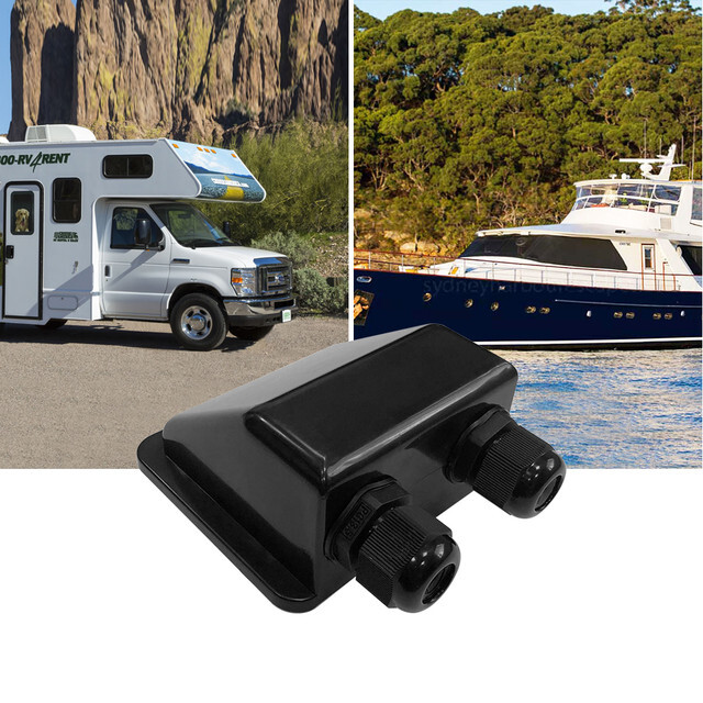 Renogy Solar Panel Cable Entry Gland Housing Mount for RV Boats Caravans Marine gallery