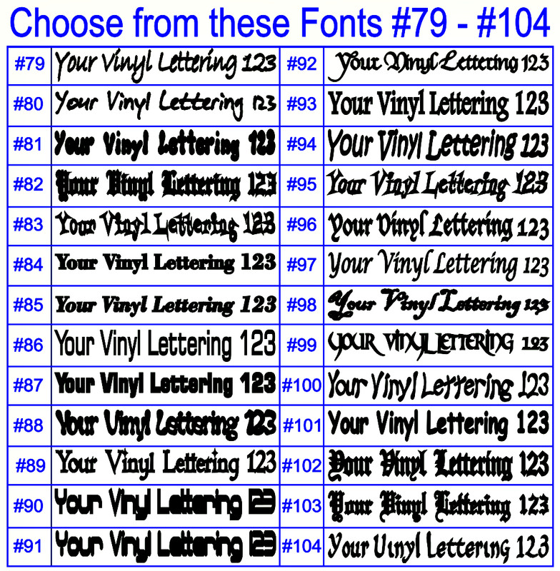 Custom Text Vinyl Decal Personalized Lettering Window Yeti Cup Sticker 10 Sizes gallery