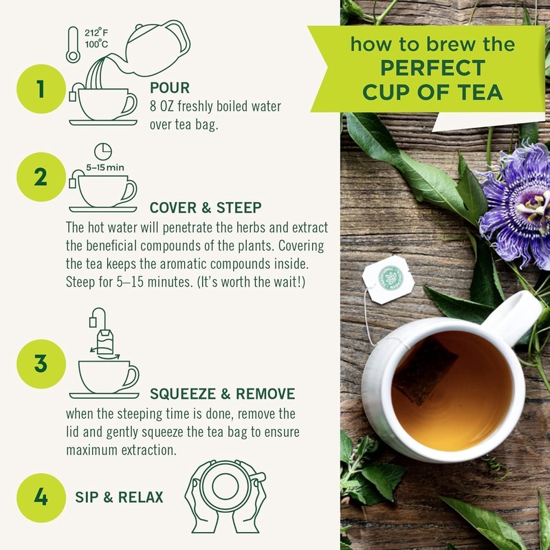 Compostable Dandelion Root Tea - Organic Detox & Digestion Support - 16 Bags gallery