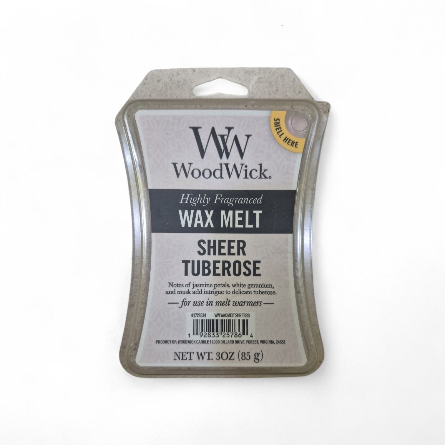 WoodWick Sheer Tuberose Highly Fragranced Scented Wax Melts 6 Count 3 oz gallery