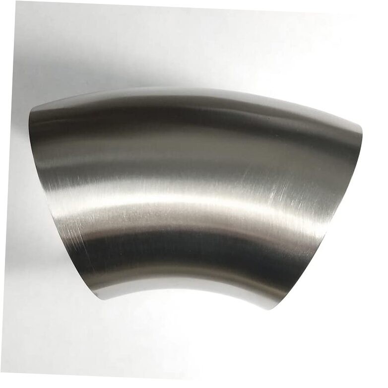 Stainless 45° Mandrel Bend Elbow - 1D Tight Radius - 16GA/.065" Wall - No 2.5" gallery