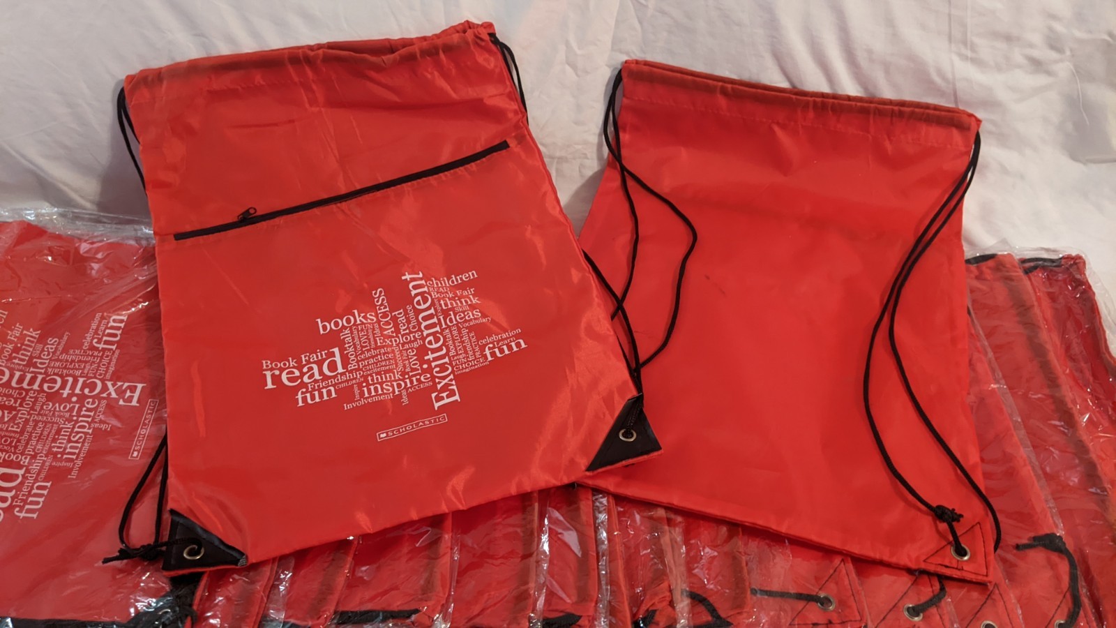 Red Book Lovers Drawstring Backpack String Bag Cinch Sack Pack Storage Knapsack 3