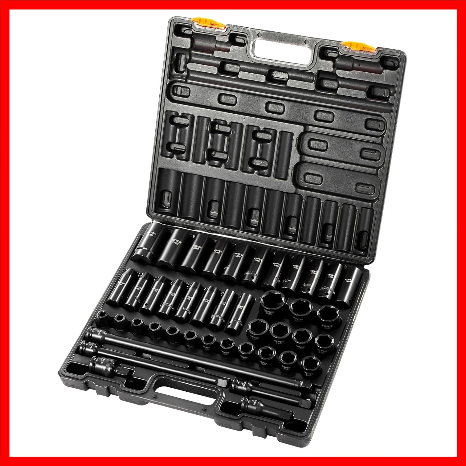 Impact Socket Set, 1/2 Inches 43 Piece Impact Sockets, 1/2 Inches Drive Socke... gallery