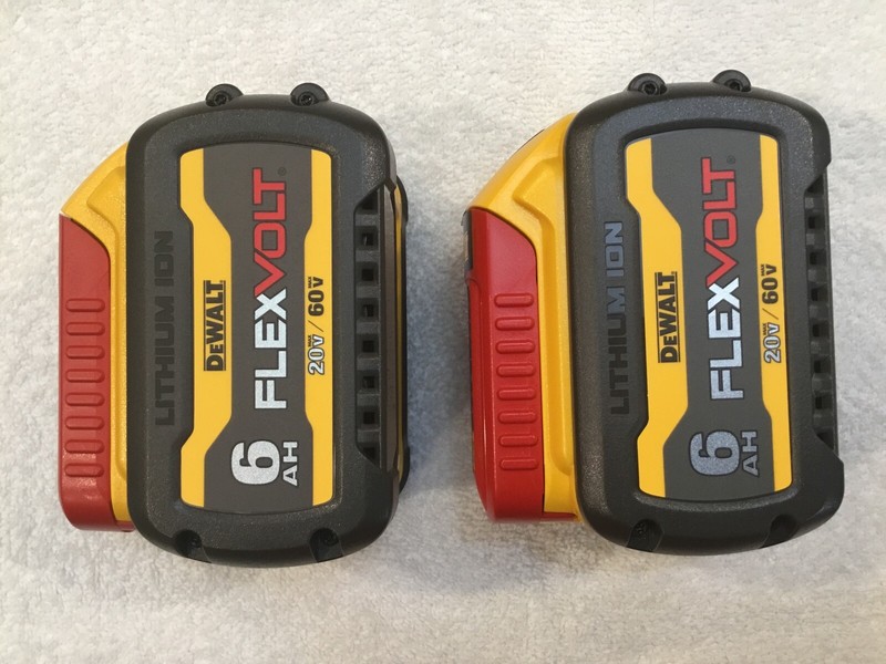 2 New Dewalt DCB606 Flexvolt 20V / 60V Max 6.0Ah Lithium Ion Batteries DCB606-2 gallery