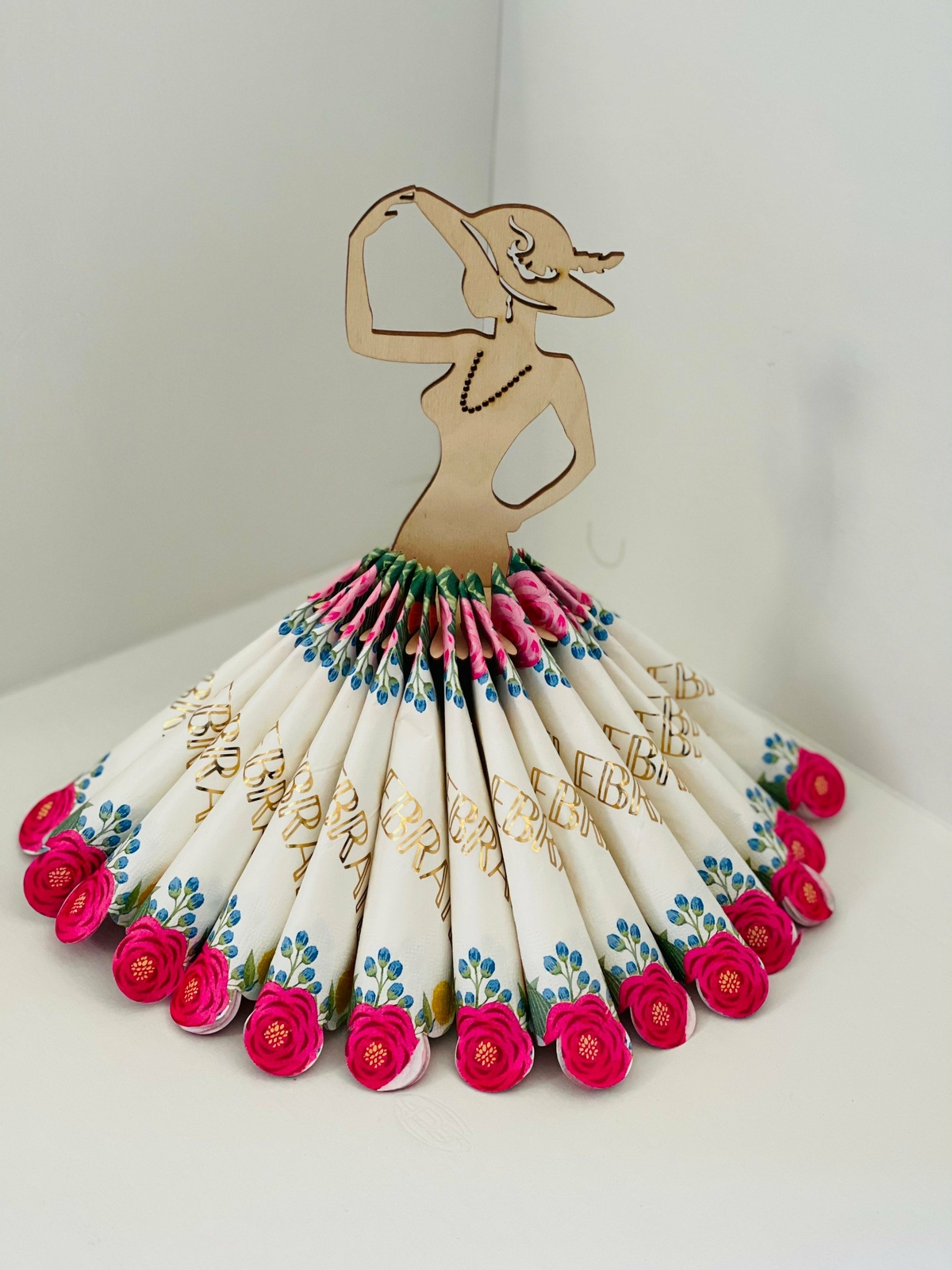 Napkin holder “ Lady “ 10”| table setting | Gift for her | Gift for Mother’s gallery