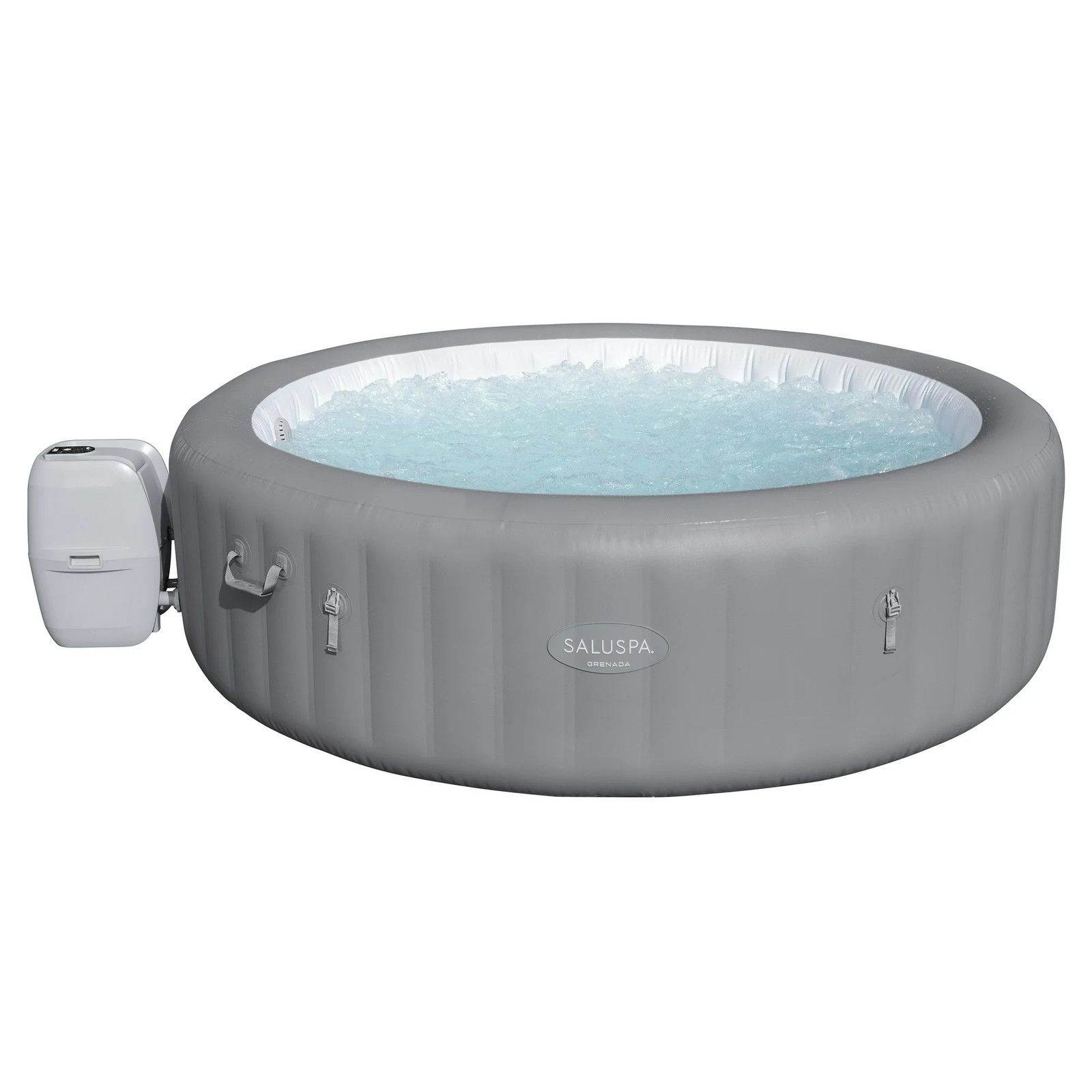 SaluSpa 60244E Grenada AirJet Inflatable Circle Hot Tub Spa 6-8 Person with Pump gallery