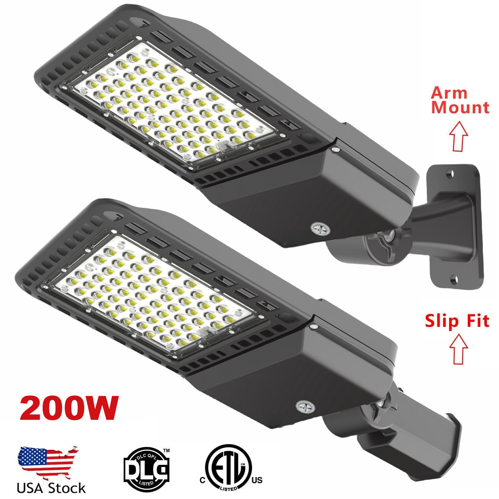 300Watt LED Flood Light 200W Outdoor Street Stadium Courts Parking Lot Lamp IP65 gallery
