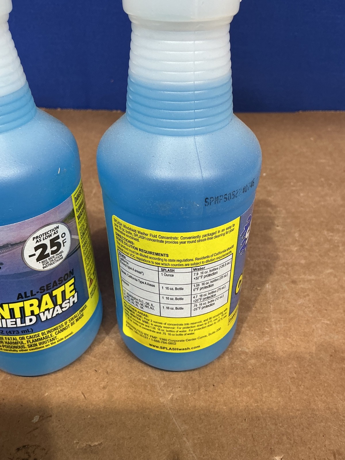 Splash All Season Concentrate Windshield Wash 16oz each 2 Bottles gallery