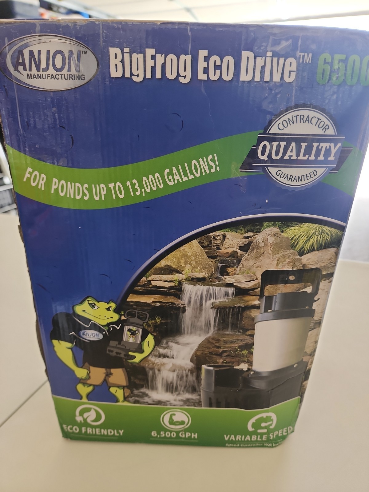 Anjon Big Frog BFED6500 Submersible Pump 6,500 GPH RELIABLE DURABLE ECO-DRIVE gallery