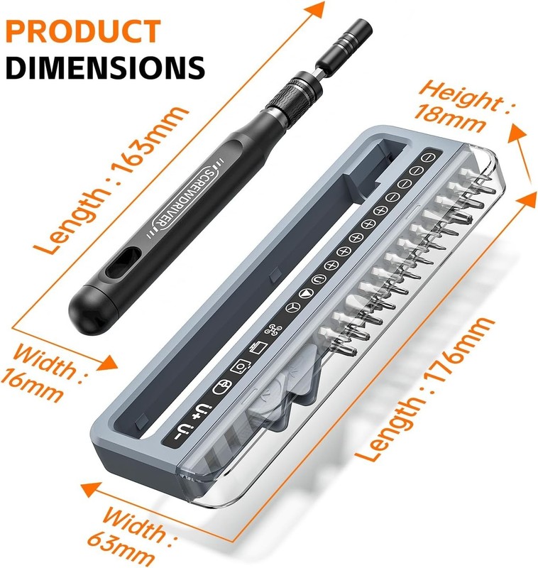 32-In-1 Small Precision Screwdriver Set, Professional Magnetic Mini Repair Tool gallery