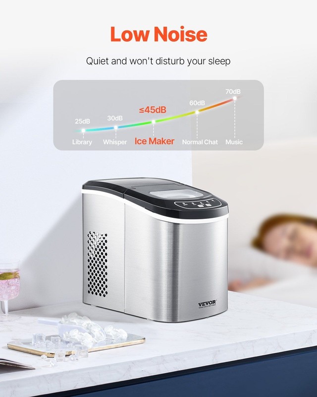 Lightweight 33lb/24h Ice Maker Portable with Automatic Self Clean Function gallery