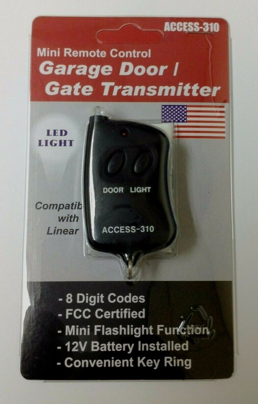 Access-310 Mini 8 Digit Remote Control Gate Opener Garage Door Transmitter gallery