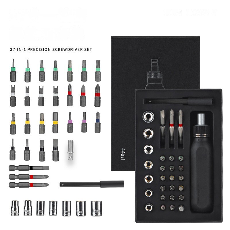 37 IN 1 Socket Ratchet Set Spanner Screwdriver Ratchet Driver Tool Set Nut Drive gallery