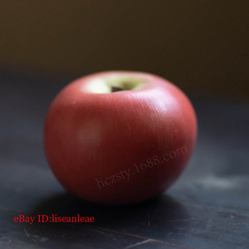 Color Change Tea Pet Apple Design Purple Clay Yixing Zisha Tea Play Small China gallery