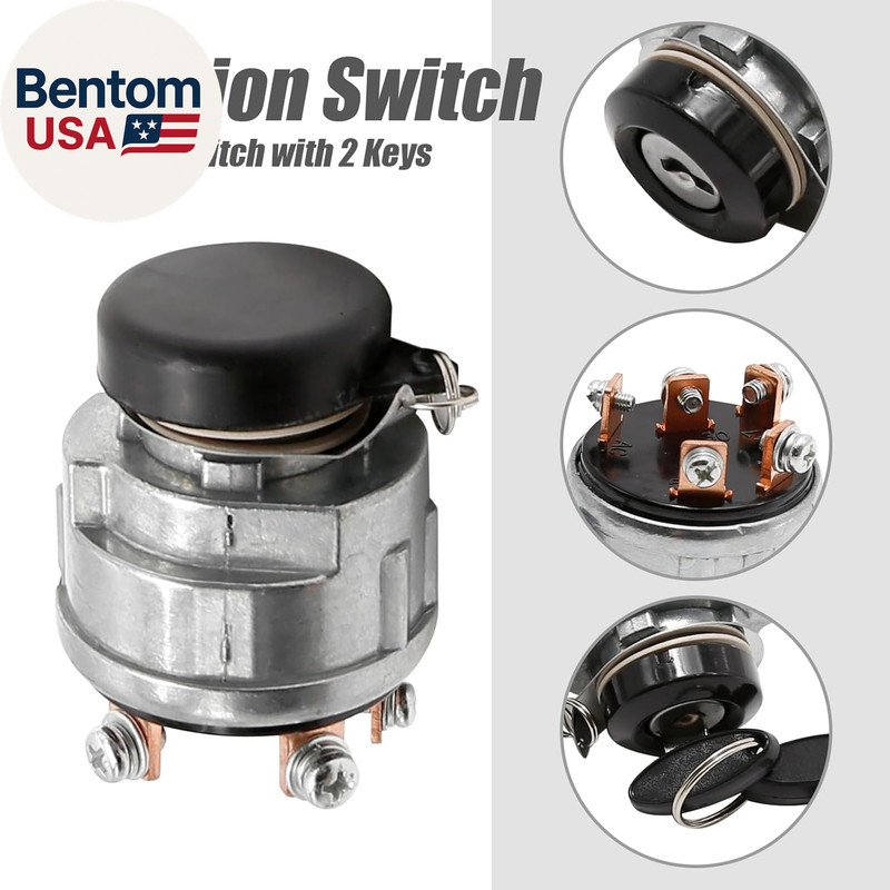 Ignition Key Switch, 5 Terminals Ignition Switch Replacement for Ford New Hollan gallery