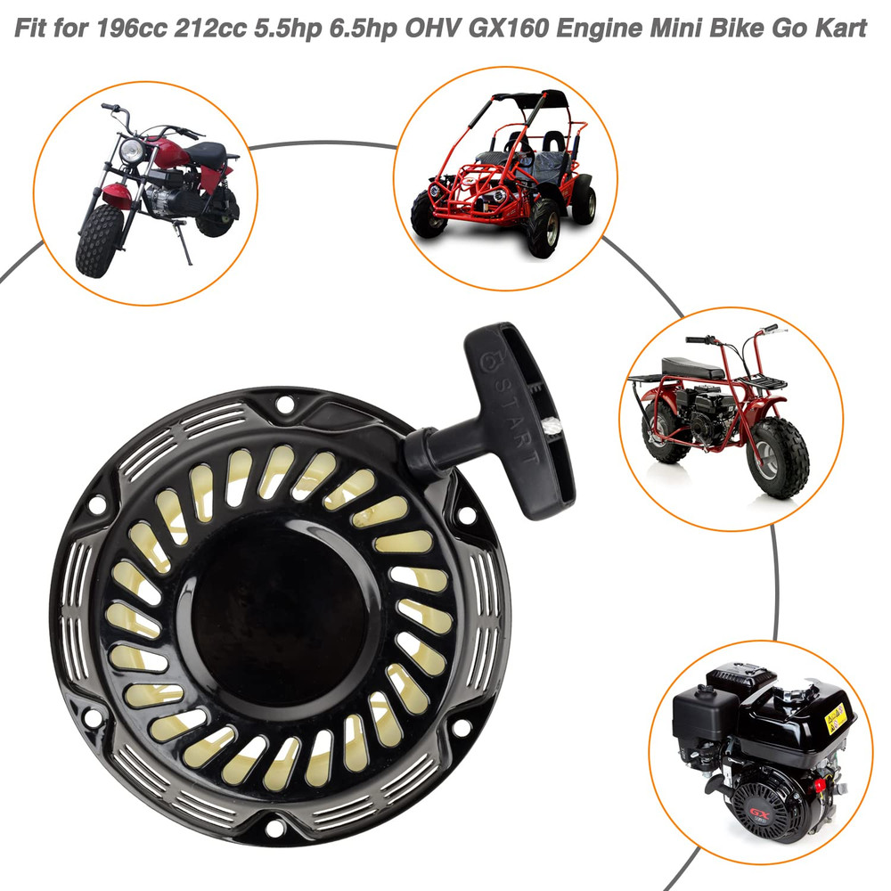 Pull Start Recoil Starter Assembly for Predator 212 196cc 212cc 224cc 6.5HP 7...