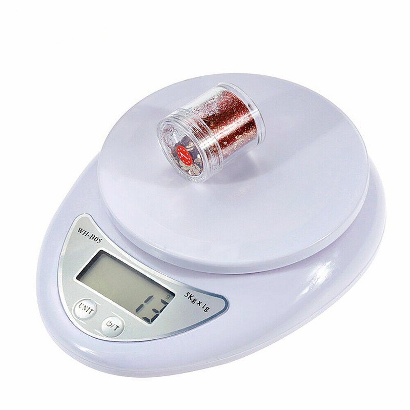 LCD Digital Kitchen Scale Diet Food Balance 5KG 11LBS Electronic Weight battery gallery