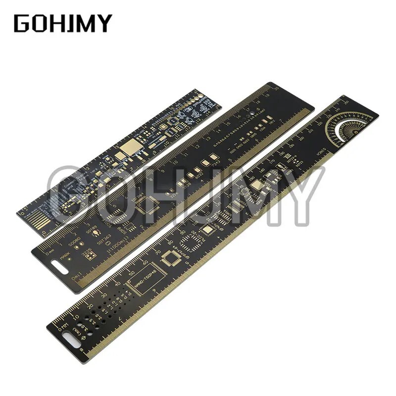 4CM 15CM 20cm 25cm Multifunction PCB Ruler Measuring Tool Resistor Capacitor Chi gallery