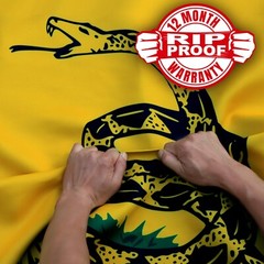 Anley Rip-Proof Technology Double Sided 3-Ply Don’t Tread On Me Gadsden Flag 3×5