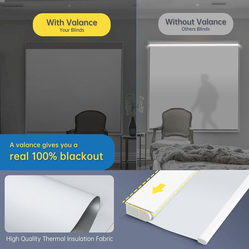 Denfoon Motorized Blinds Remotethermal Electric Blindssolar Panelcustomizable gallery
