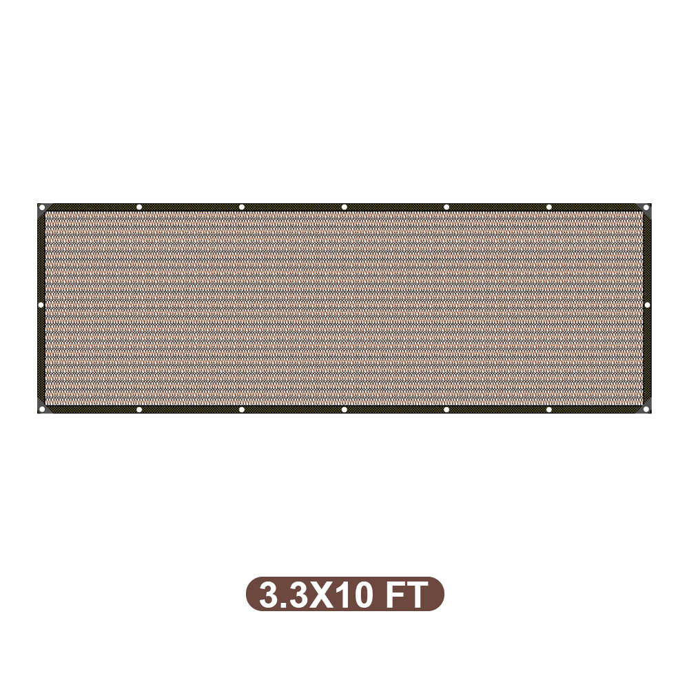 90% Sun Shade Cloth Cover Privacy Screen with Grommets for Patio Garden Pergola gallery