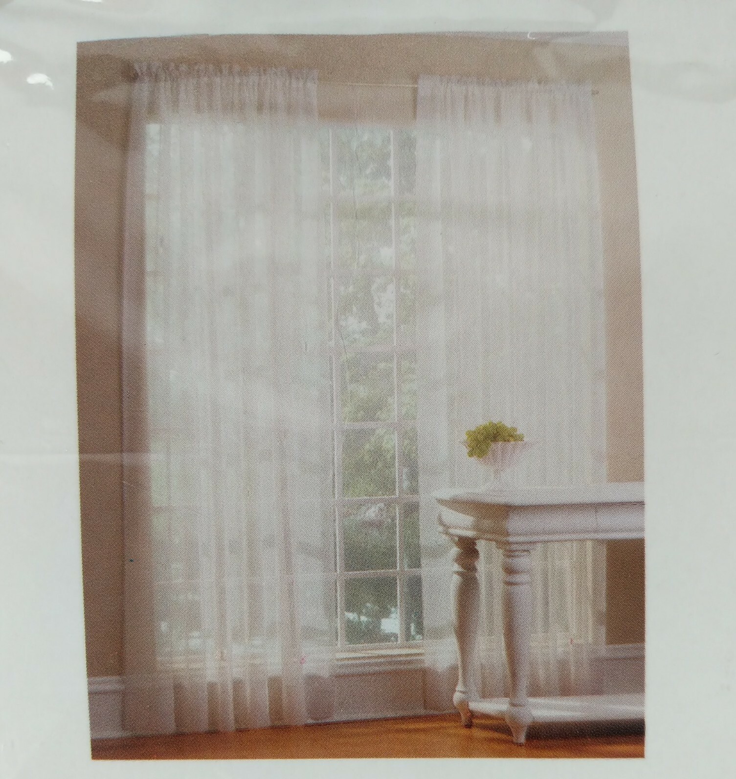 VTG NEW 2 Target White Sheer Window Panels Pair Tailored 60"W x 84"L 2000 gallery