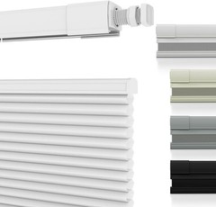 Light Filtering 1.5in No Drill No Tools Cordless Cellular Shades Honeycomb Blind