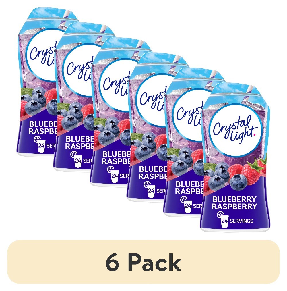 (6 pack) Liquid Blueberry Raspberry Naturally Flavored Drink Mix gallery